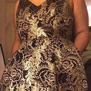 CALVIN KLEIN SEQUINS DRESS! (WITH SHORT TRAIN) 💕